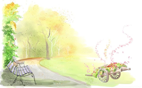 Акварельный фон детский