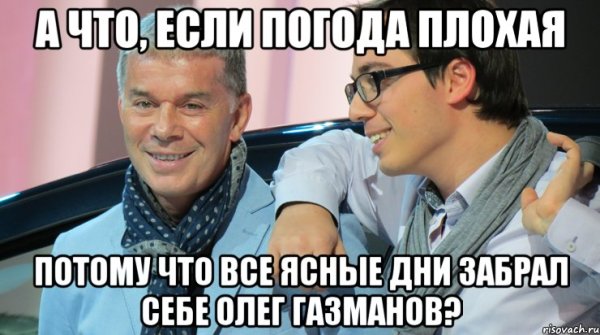Смешные мемы про погоду