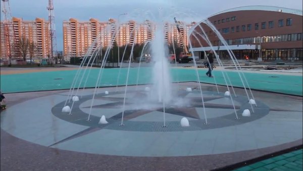 Олимпийский парк Тамбов фонтан