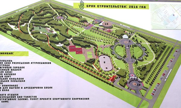 Олимпийский парк Тамбов карта