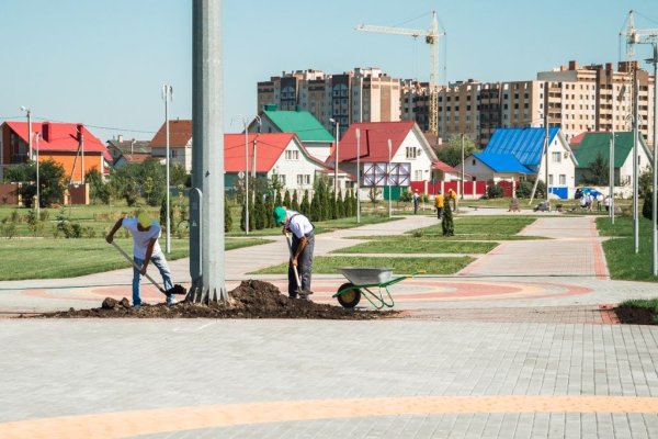 Каток в Олимпийском парке Тамбов