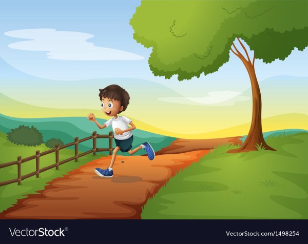 Мальчик на тропинке