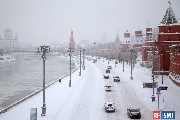 Снегопад в Москве
