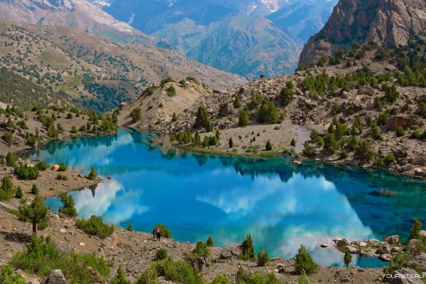 Алаудинские озера Таджикистан