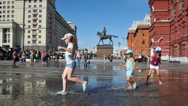 Жаркое лето в Москве