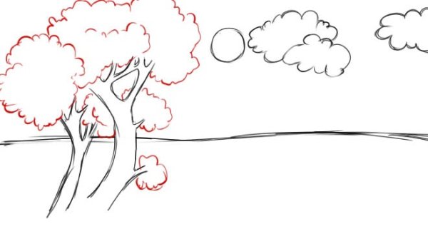 Рисунки для срисовки погода легкие