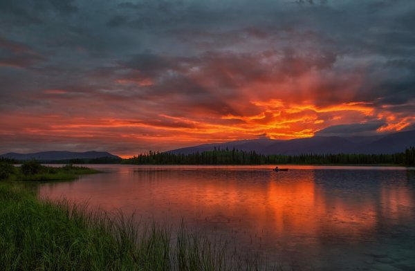 Красивый закат