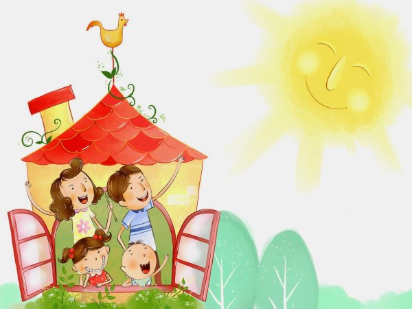 Фон для презентации семья