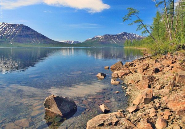 Озеро лама плато Путорана Красноярский край