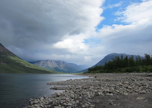 Озеро лама плато Путорана