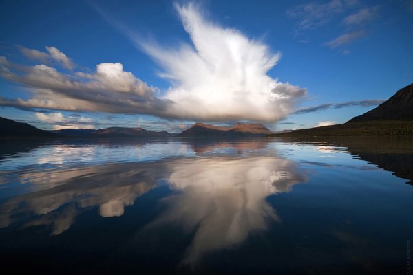 Озеро лама плато Путорана