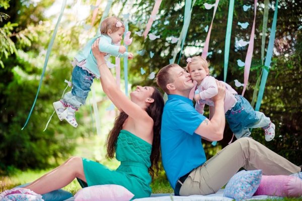 Фотосессия с малышом на природе