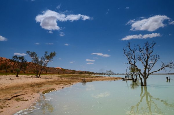 Эйр река в Австралии