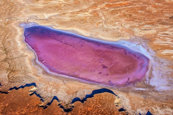 Озеро Эйр в Австралии