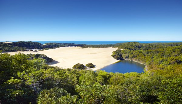 Остров Фрейзер Австралия висячие озера