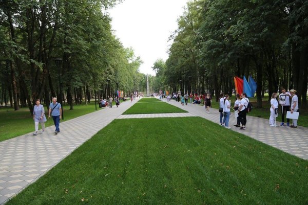 Новый парк в Орле парк Победы
