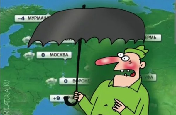 Прогноз погоды карикатура
