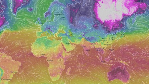 Погодная карта мира