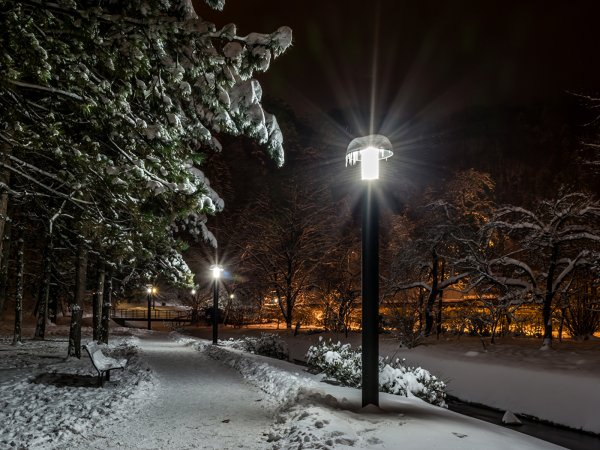 Зимний город