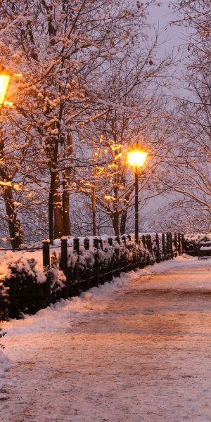 Зима. К вечеру