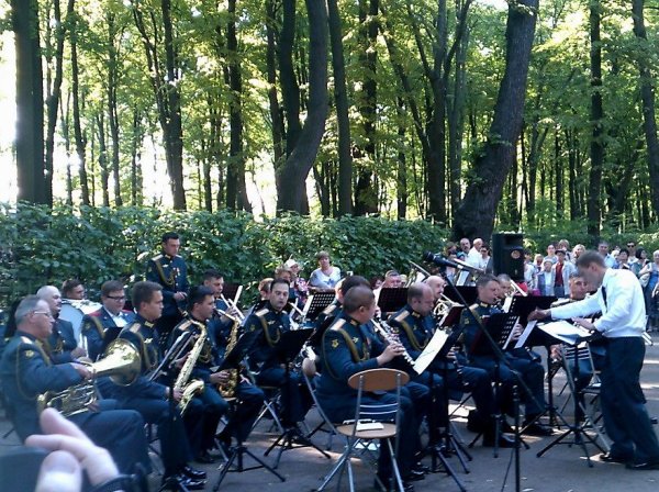 Духовой оркестр в парке им Горького Пермь