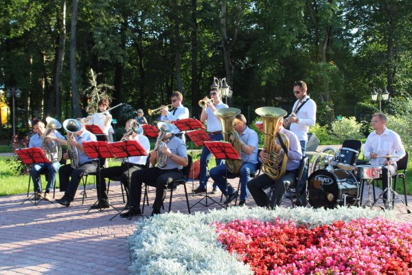 Духовой оркестр в парке