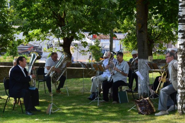 Духовой оркестр в парке им Горького Пермь