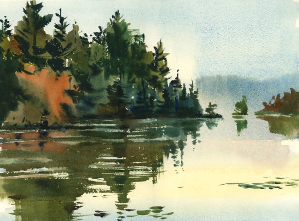 Этюд пейзажа