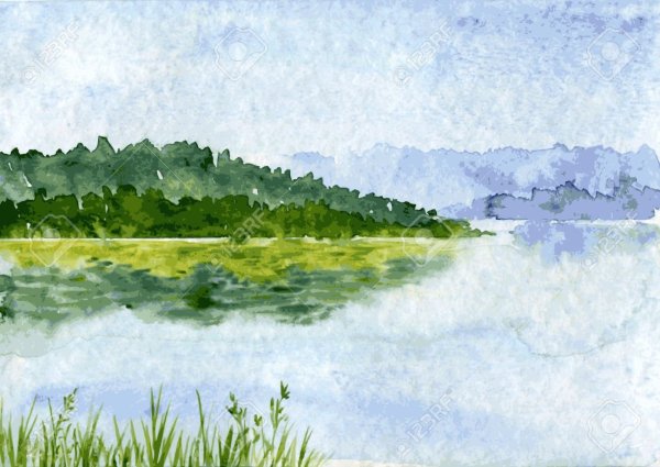 Этюд с отражением в воде