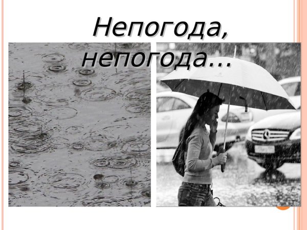 Плохая погода слова