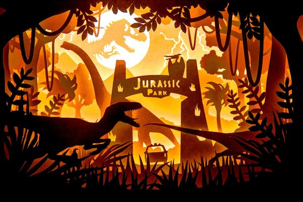 Динозавр стилизация