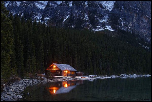 Banff National Park Canada домик