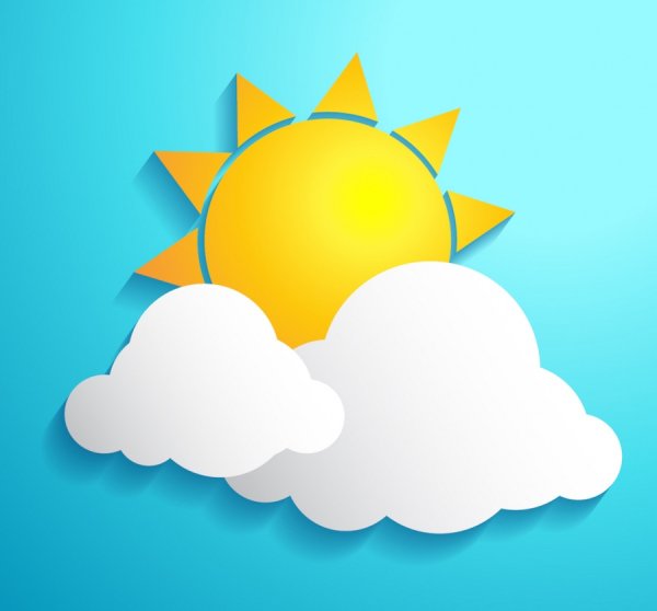 Солнце в облаках