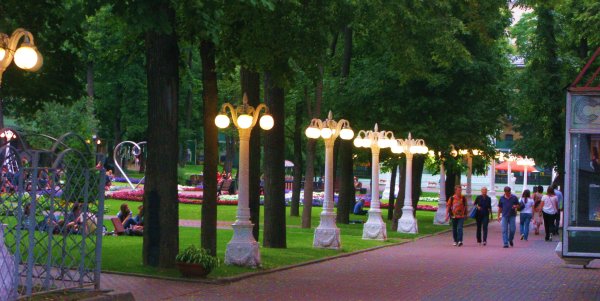 Парке «Эрмитаж» Москва