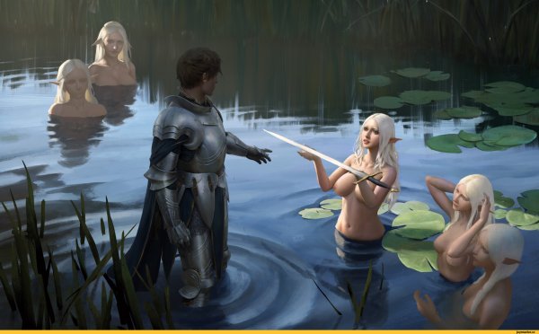 Геральт и Владычица озера