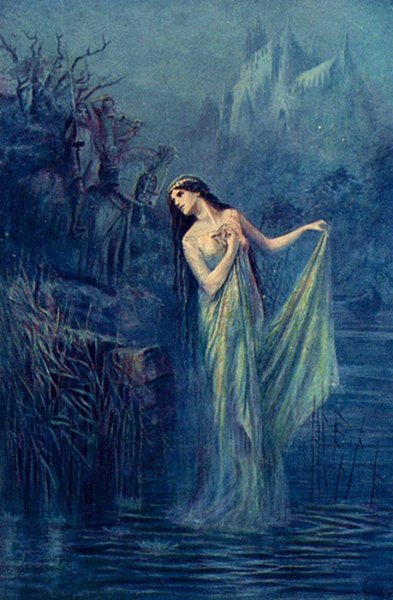 Художник леди озера Cube