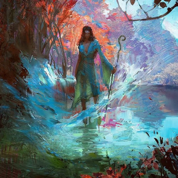 Владычица озера арт