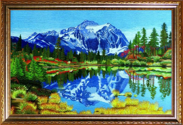 Картины гладью