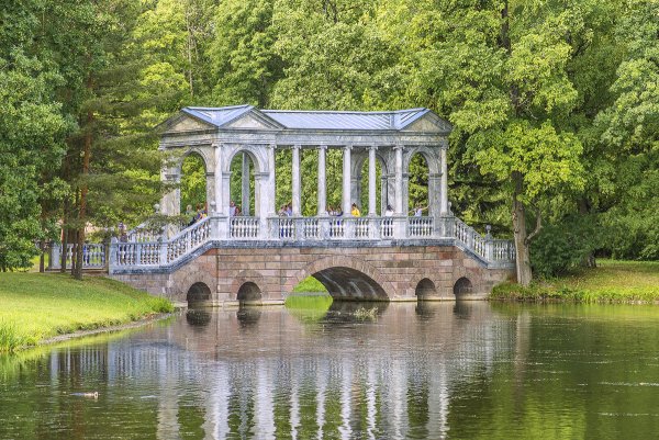 Царское село Санкт-Петербург мраморный мост