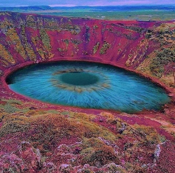 Кратерное озеро Керид