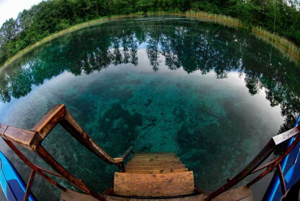 Голубое озеро Щербаково Казань