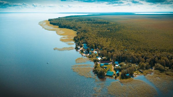 Остров Спасский озеро Воже