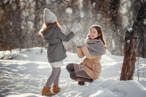 Фотосессия зимняя прогулка