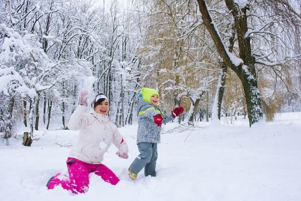 Зимние прогулки с детьми