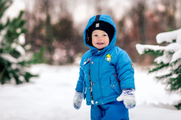 Зимняя фотосессия для мальчика