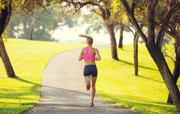 Утренняя пробежка в парке