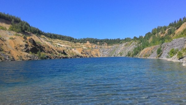 Голубое озеро Чусовой