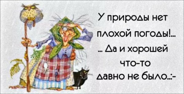 У погоды нет плохой погоды