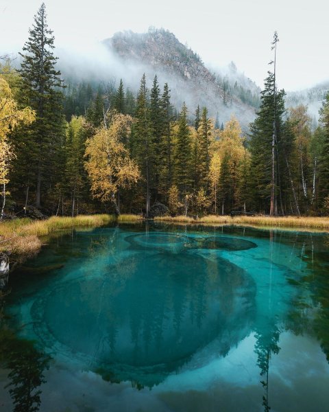 Горный Алтай гейзерево озеро