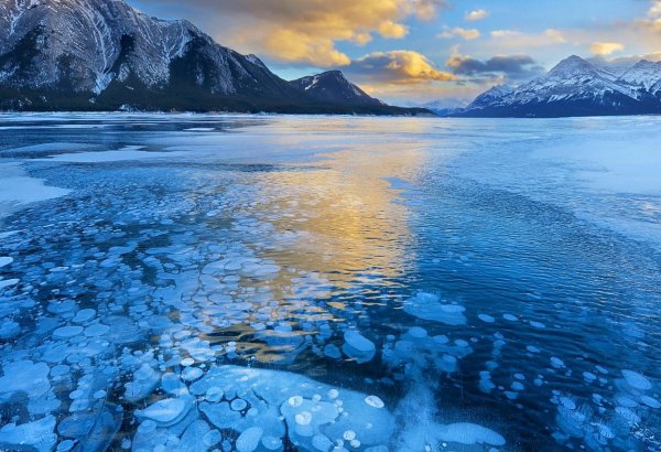 Озеро Авраам Альберта Канада